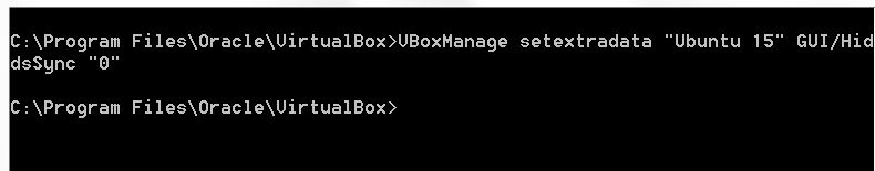 Comando para solucionar el problema de NumLock en VirtualBox
